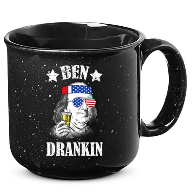 Ben Drankin USA Patriotic 15oz Campfire Ceramic Mug