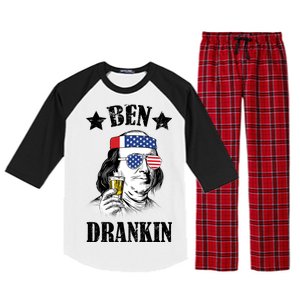 Ben Drankin USA Patriotic Raglan Sleeve Pajama Set