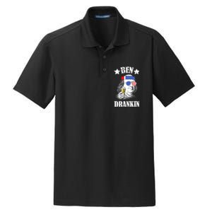 Ben Drankin USA Patriotic Dry Zone Grid Polo