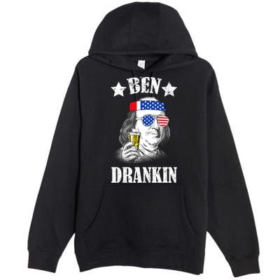 Ben Drankin USA Patriotic Premium Pullover Hoodie