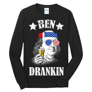 Ben Drankin USA Patriotic Tall Long Sleeve T-Shirt