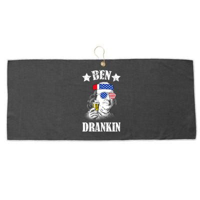 Ben Drankin USA Patriotic Large Microfiber Waffle Golf Towel