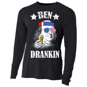 Ben Drankin USA Patriotic Cooling Performance Long Sleeve Crew