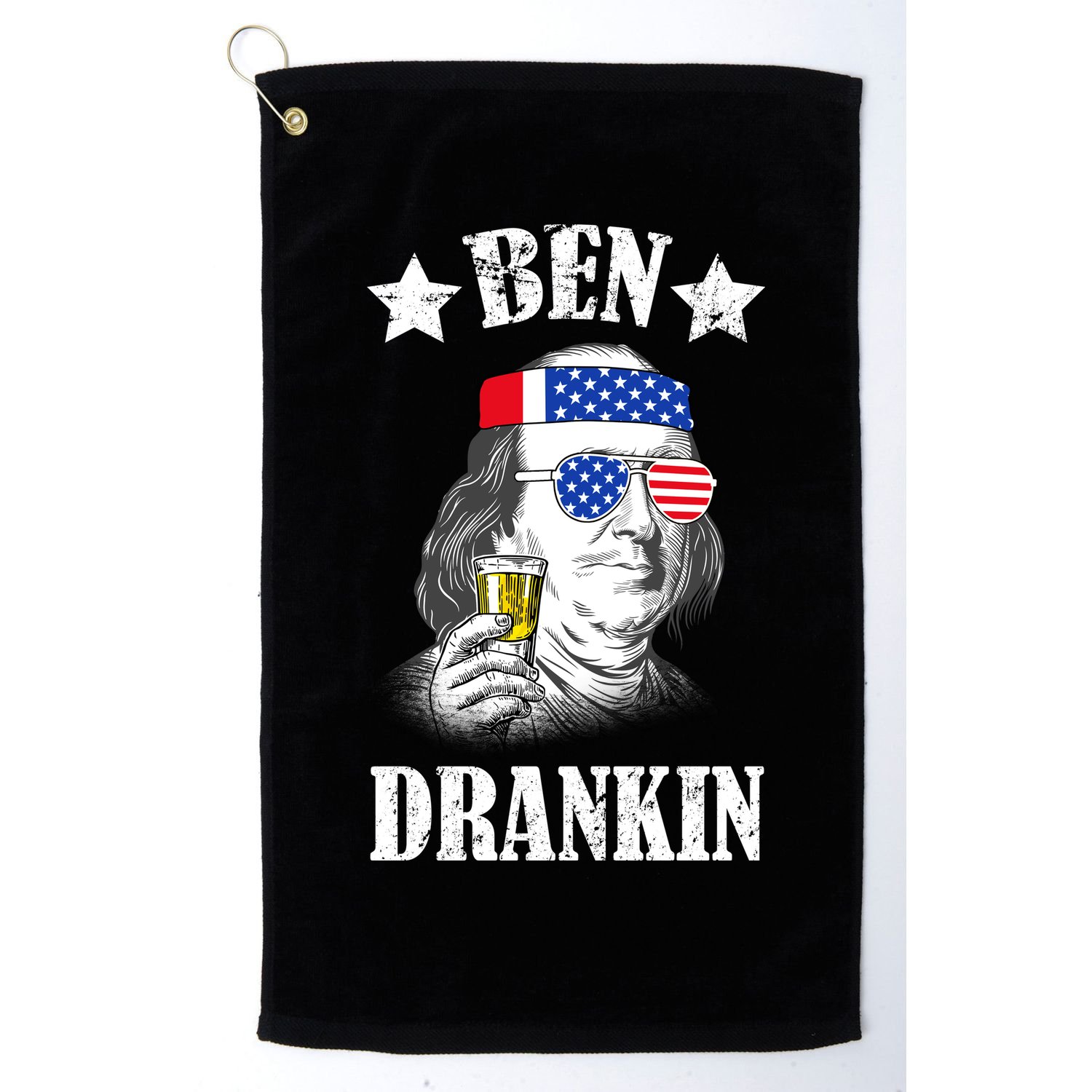 Ben Drankin USA Patriotic Golf Towel
