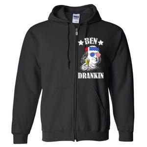 Ben Drankin USA Patriotic Full Zip Hoodie