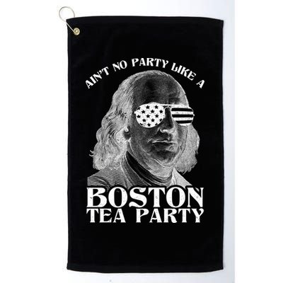Ben Franklin Boston Tea Party Golf Towel
