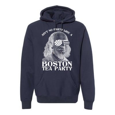 Ben Franklin Boston Tea Party Premium Hoodie