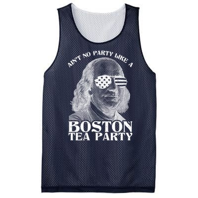 Ben Franklin Boston Tea Party Mesh Reversible Basketball Jersey Tank