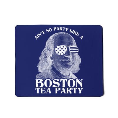 Ben Franklin Boston Tea Party Mousepad