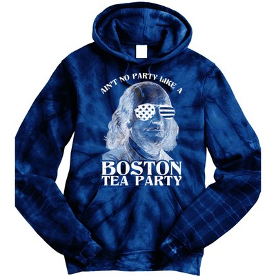 Ben Franklin Boston Tea Party Tie Dye Hoodie