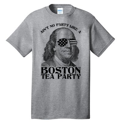 Ben Franklin Boston Tea Party Tall T-Shirt