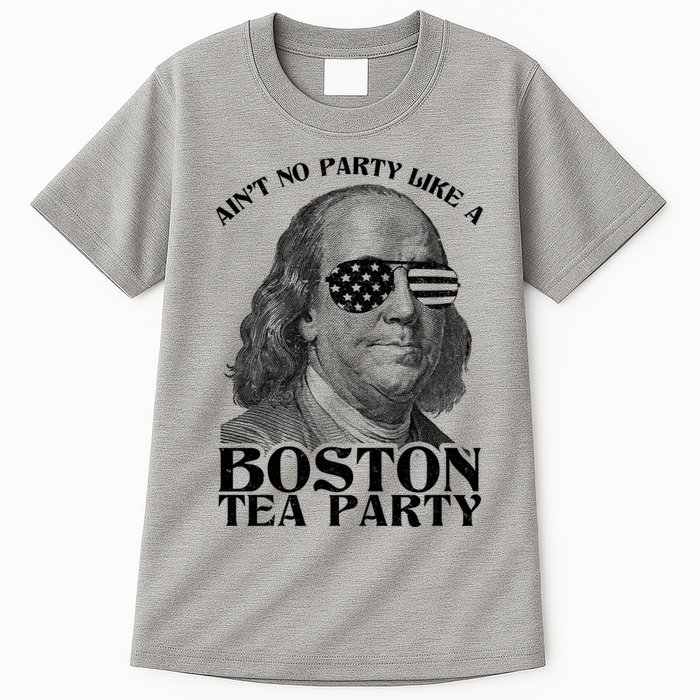 Ben Franklin Boston Tea Party Tall T-Shirt