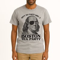 Ben Franklin Boston Tea Party Tall T-Shirt