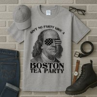 Ben Franklin Boston Tea Party Tall T-Shirt