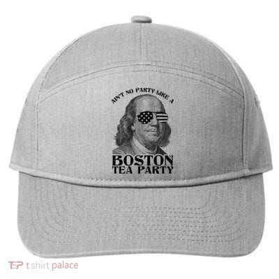 Ben Franklin Boston Tea Party 7-Panel Snapback Hat