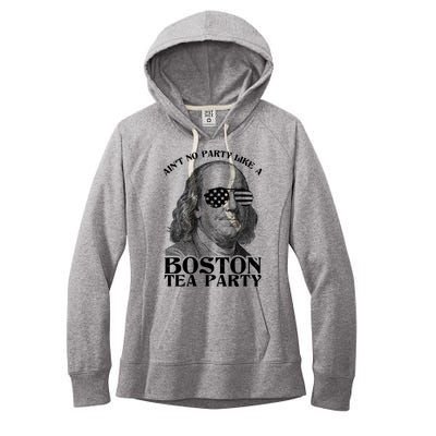 Ben Franklin Boston Tea Party Women's Fleece Hoodie