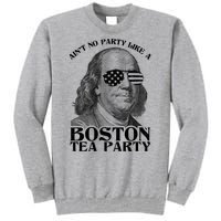 Ben Franklin Boston Tea Party Tall Sweatshirt