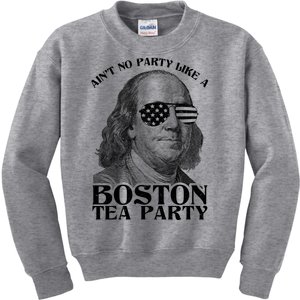 Ben Franklin Boston Tea Party Kids Sweatshirt