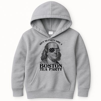 Ben Franklin Boston Tea Party Kids Hoodie