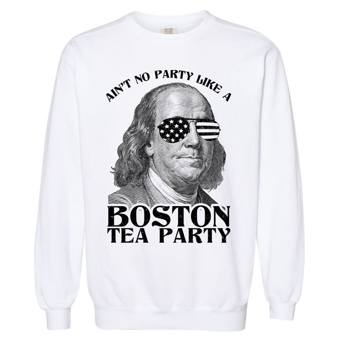 Ben Franklin Boston Tea Party Garment-Dyed Sweatshirt