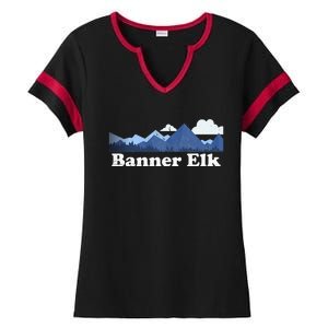 Banner Elk North Carolina Blue Ridge Mountains Nc Ladies Halftime Notch Neck Tee