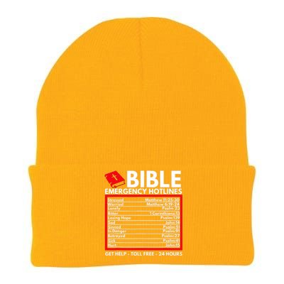 Bible Emergency Numbers Christian Bible Knit Cap Winter Beanie