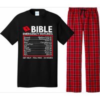 Bible Emergency Numbers Funny Christian Bible Jesus Pajama Set