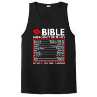 Bible Emergency Numbers Funny Christian Bible Jesus PosiCharge Competitor Tank