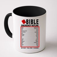 Bible Emergency Numbers Funny Christian Bible & Jesus Quotes Mug
