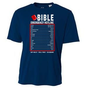 Bible Emergency Numbers Funny Christian Bible & Jesus Quotes Cooling Performance Crew T-Shirt