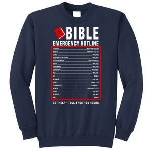 Bible Emergency Numbers Funny Christian Bible & Jesus Quotes Sweatshirt