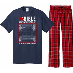 Bible Emergency Numbers Funny Christian Bible & Jesus Quotes Pajama Set