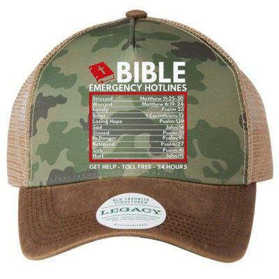 Bible Emergency Numbers Funny Christian Bible & Jesus Legacy Tie Dye Trucker Hat