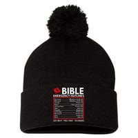 Bible Emergency Numbers Funny Christian Bible & Jesus Pom Pom 12in Knit Beanie