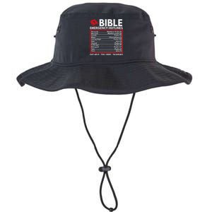 Bible Emergency Numbers Funny Christian Bible & Jesus Legacy Cool Fit Booney Bucket Hat