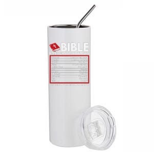 Bible Emergency Numbers Funny Christian Bible & Jesus Stainless Steel Tumbler