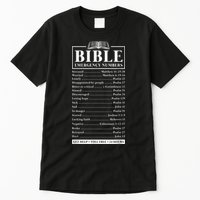 Bible Emergency Numbers Hotline Christian Verses Scriptures Tall T-Shirt