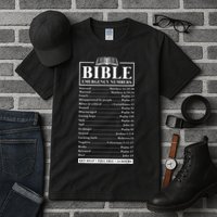 Bible Emergency Numbers Hotline Christian Verses Scriptures Tall T-Shirt