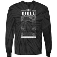 Bible Emergency Numbers Hotline Christian Verses Scriptures Tie-Dye Long Sleeve Shirt