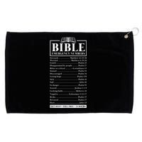 Bible Emergency Numbers Hotline Christian Verses Scriptures Grommeted Golf Towel