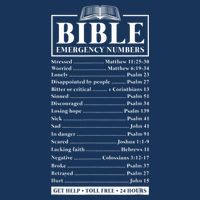 Bible Emergency Numbers Hotline Christian Verses Scriptures Infant Baby Jersey Bodysuit