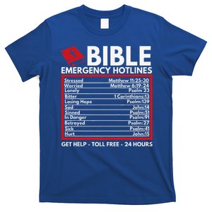 Bible Emergency Numbers Funny Christian Bible & Jesus T-Shirt