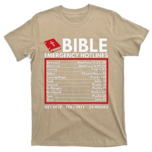 Bible Emergency Numbers Funny Christian Bible & Jesus T-Shirt