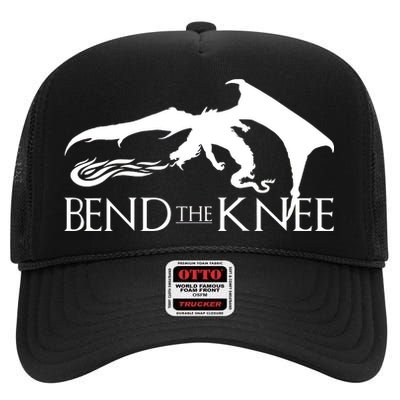 Bend The Knee High Crown Mesh Back Trucker Hat