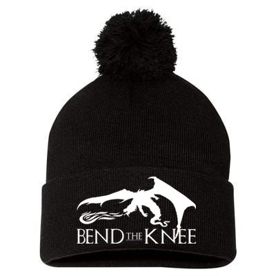 Bend The Knee Pom Pom 12in Knit Beanie