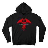 Bend The Knee Fantasy Dragon Hoodie