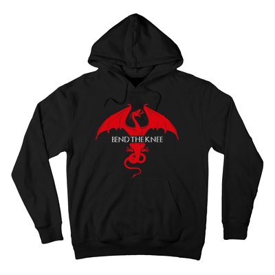 Bend The Knee Fantasy Dragon Hoodie