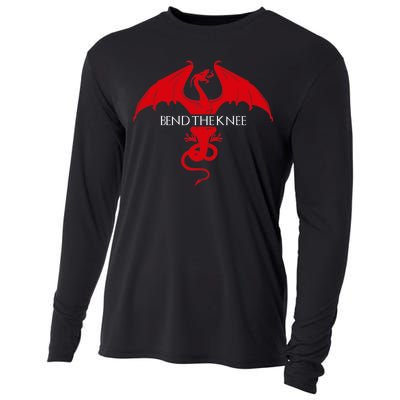 Bend The Knee Fantasy Dragon Cooling Performance Long Sleeve Crew