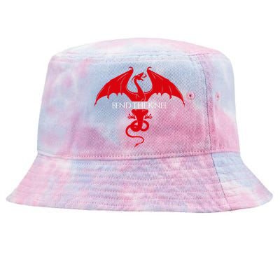 Bend The Knee Fantasy Dragon Tie-Dyed Bucket Hat