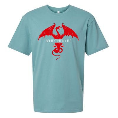 Bend The Knee Fantasy Dragon Sueded Cloud Jersey T-Shirt